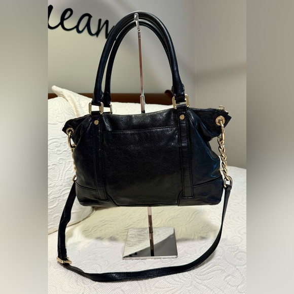 Gently Used Michael Kors Black Leather Handbag - Picture 4 of 9